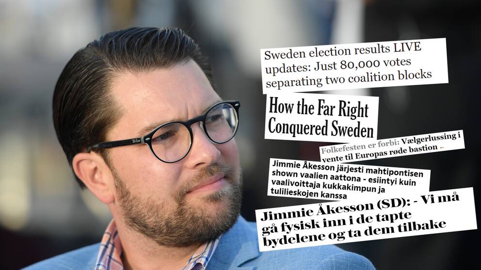 Sverigedemokraterna är det återkommande temat när utländsk media skriver om det svenska valet.