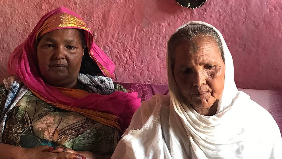 Systrarna Tebere och Tsadkan träffades för första gången på 21 år när gränsen mellan Etiopien och Eritrea öppnades.