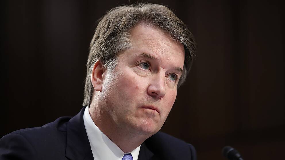 Brett Kavanaugh vittnar inför senatens justitieutskott 6 september 2018.