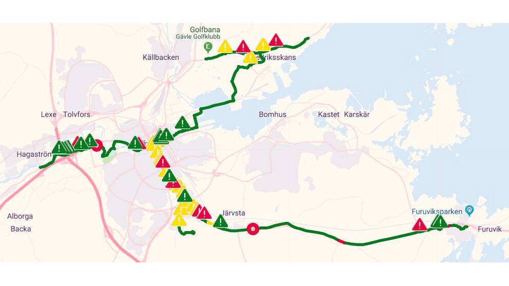 Cykelvägarna har kartlagts i Sandviken och Gävle | SVT Nyheter