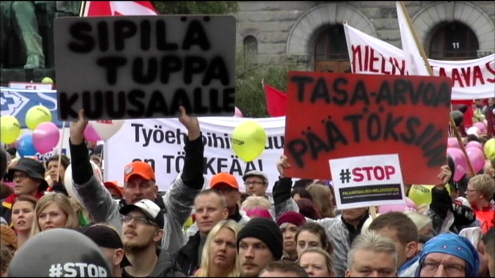 finland strejk