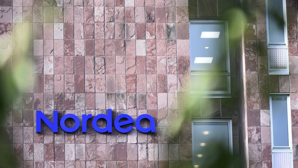 En skylt med Nordea