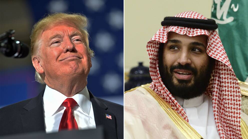 Donald Trump och Mohammed bin Salman