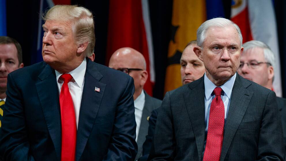Donald Trump och Jeff Sessions