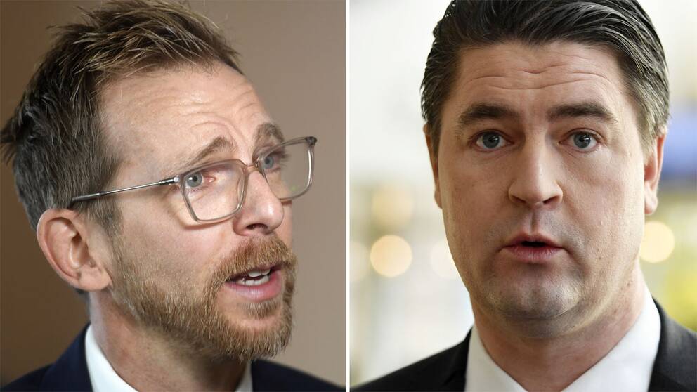 Jakob Forssmed (KD) och Oscar Sjöstedt (SD), ekonomisk-politiska talespersoner.