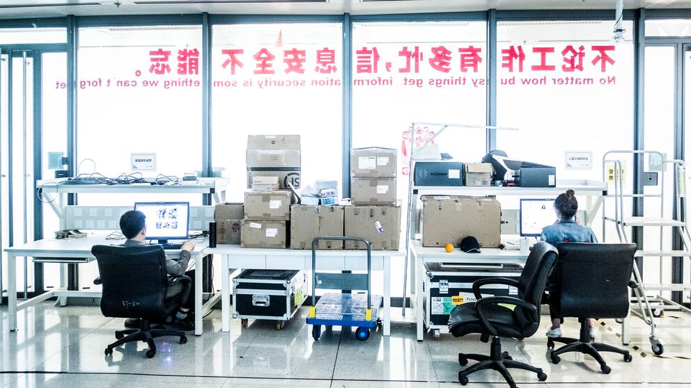 I Huaweis X Labs i Shanghai blir 5G verklighet.