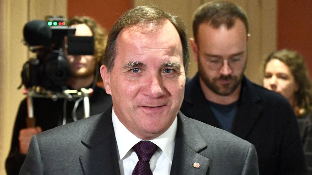S-ledaren Stefan Löfven