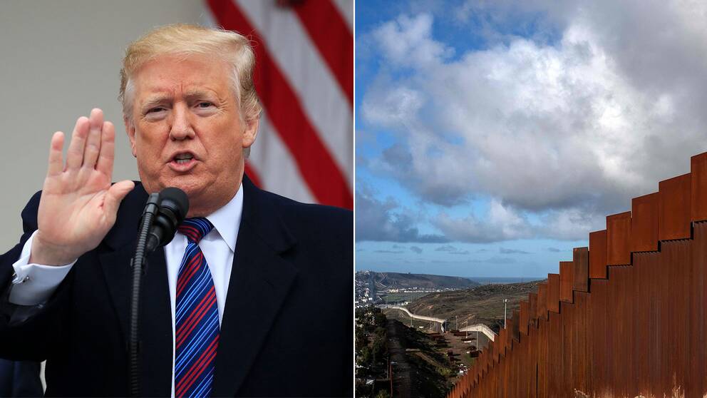 Donald Trump och gränsmuren mot Mexiko