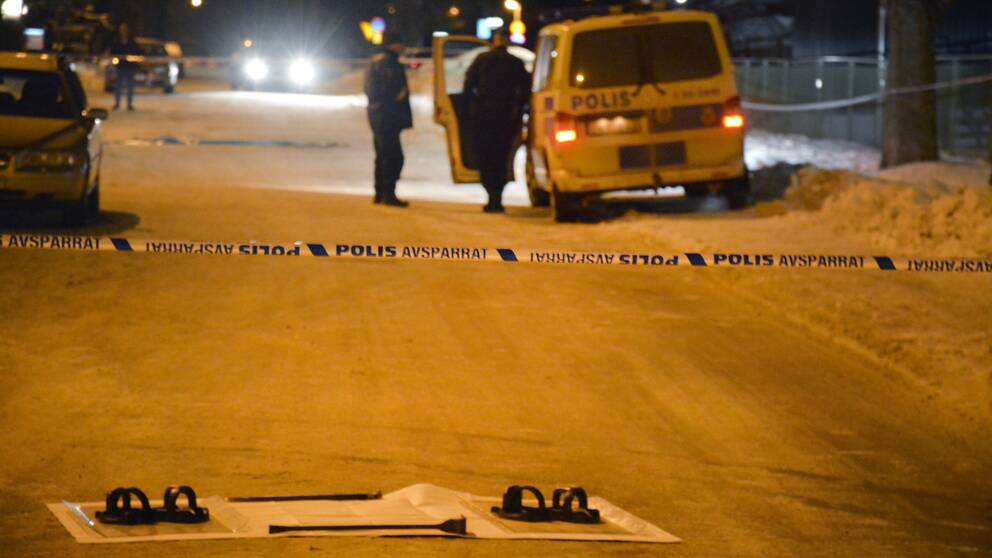 Polisen på plats i norra delarna av Borlänge, sent på fredagskvällen