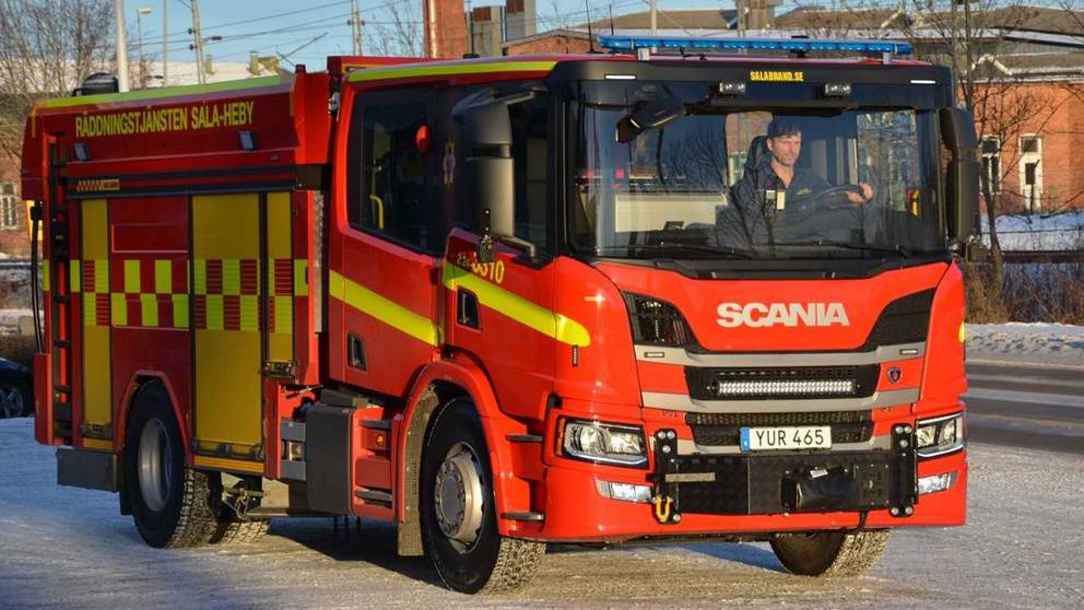 Efterlängtad brandbil på plats efter 28 år | SVT Nyheter