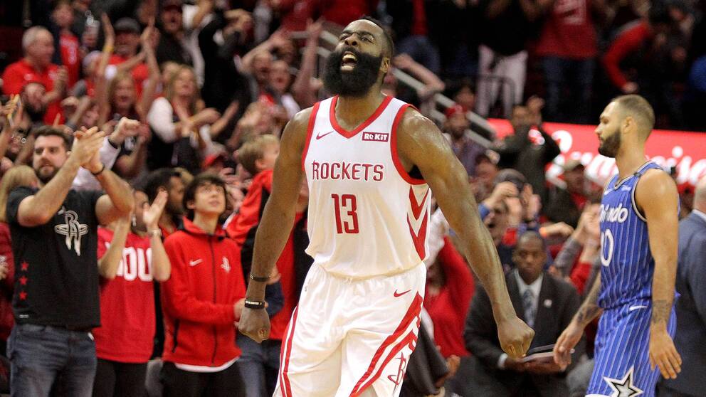 James Harden mot Orlando Magic.
