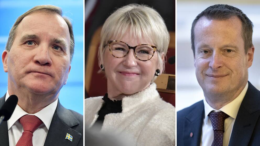 Stefan Löfven (S), Margot Wallström (S) och Anders Ygeman (S) hamnar i topp hos väljarna när det gäller förtroende för regeringens ministrar.