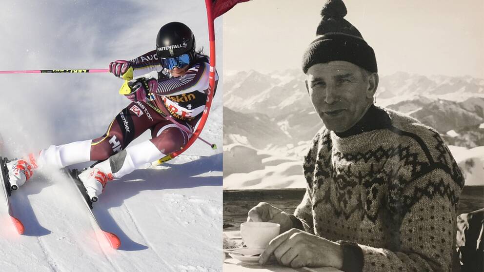 Nisse Sköldmark brann för den alpina skidåkningen, såpass mycket att han uppfann en ny gren.