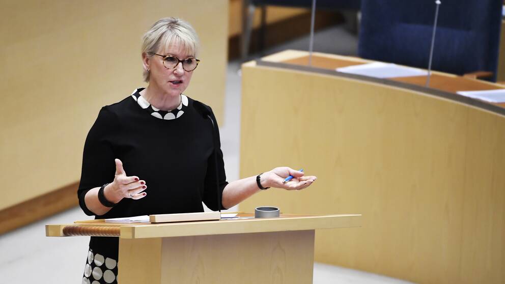 Utrikesminister Margot Wallström (S)