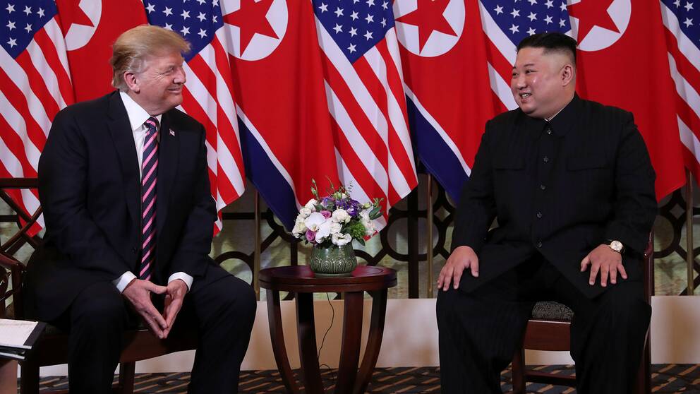 USA:s president Donald Trump och den nordkoreanske ledaren Kim Jung Un