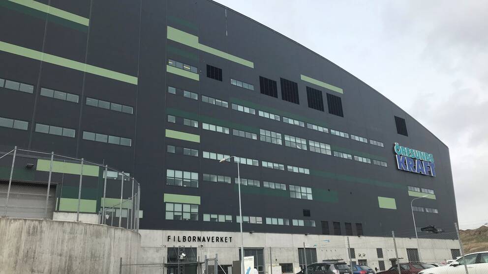 Filbornaverket, Öresundskrafts anläggning i Helsingborg. Exteriör