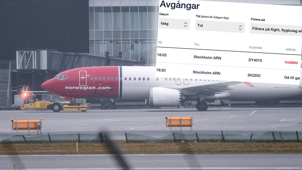 Flygtrafiken påverkas i Umeå när plan stoppas SVT Nyheter