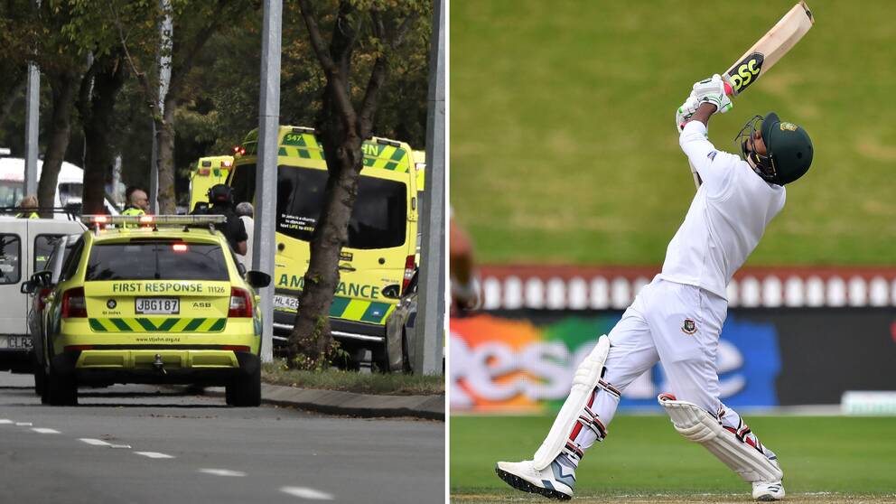 Bangladeshs cricketlandslag skulle ha besökt en av moskéerna som besköts i terrordådet i Christchurch, Nya Zeeland.
