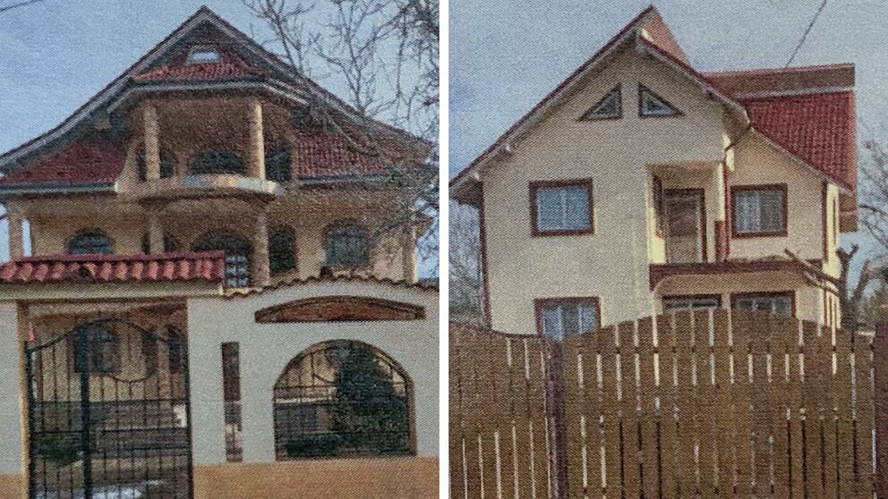 foton på två hus