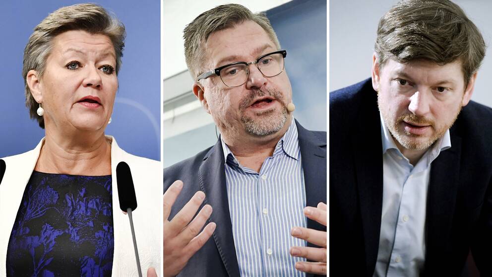 Arbetsmarknadsminister Ylva Johansson (S) säger att Arbetsförmedlingens generaldirektör Mikael Sjöberg fortfarande har förtroende, detta efter beskedet från Martin Ådahl (C) som nu vill se honom utbytt