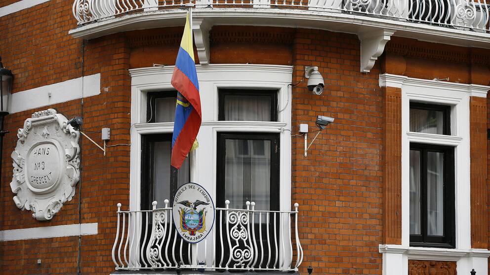 Ecuadors ambassad i London. Arkivbild.