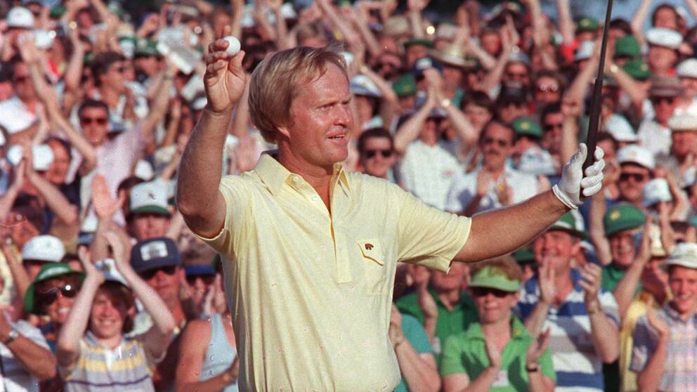 Ingen har vunnit fler, varken majors eller Masters, och han var äldst dessutom. Här firar Nicklaus på Augusta 1986.