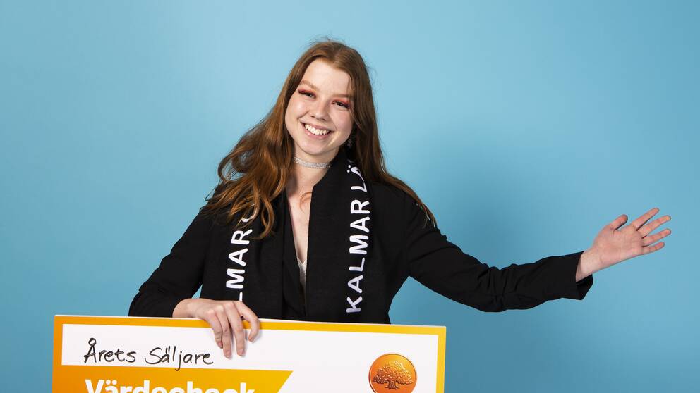 Linn Axelsson Mann från Kalmar blev årets UF-säljare.