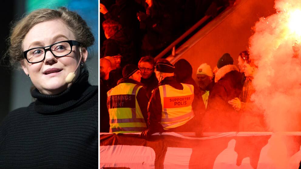 Sofia Bohlin, ordförande i Svenska Fotbollssupporterunionen, är oroliga för att supporterkulturen i Sverige ska förändras till det sämre. ”Alla delar samma oro”, säger hon till SVT Sport.
