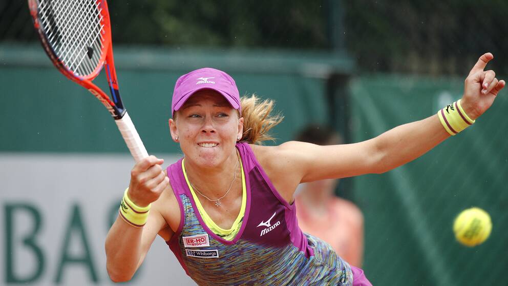 Johanna Larsson är vidare till tredje omgången i Nürnbergs WTA-turnering.