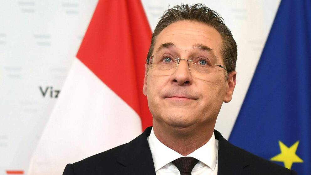 Österrikes vice-kansler Heinz-Christian Strache tvingades nyligen bort från sin post, men nu har han chansen att ta plat i EU-parlamentet