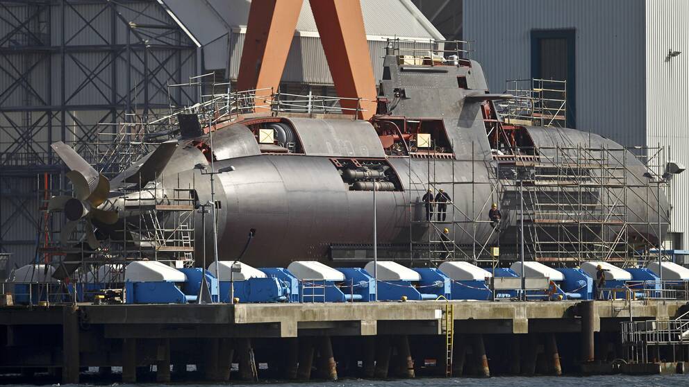 Israels ubåtar av Dolphin-klass tros ha förmåga att bära kärnvapenrobotar.