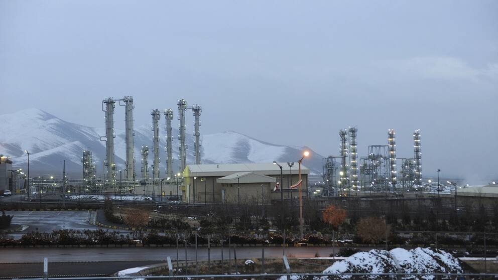 Kärnkraftverket nära Arak, 250 kilometer sydväst om Teheran, Iran.
