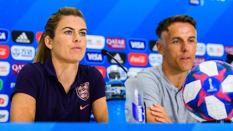 Karen Carney och Phil Neville