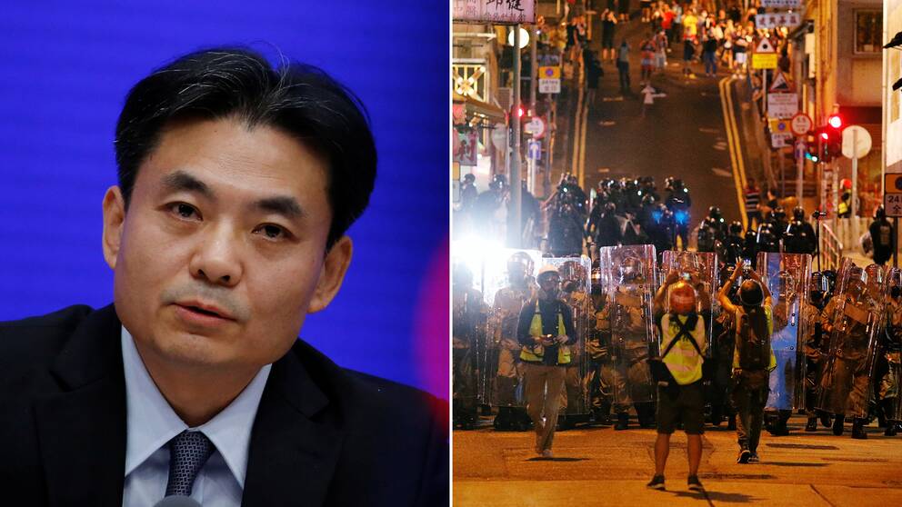 Yang Guang, talesperson för HKMAO.