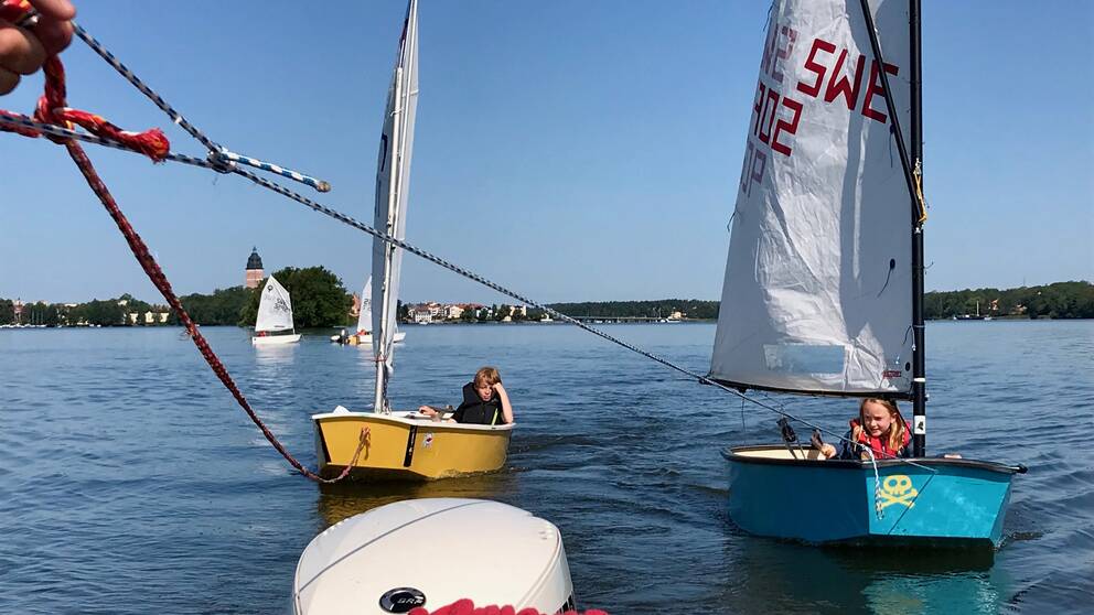 Seglarskola i Strängnäs, Strängnäs segelsällskap, jolle, optimistkolle