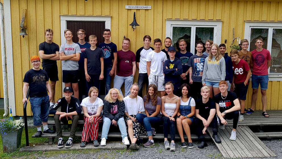 41 stammande ungdomar från hela landet har samlats på Utviksgården norr om Härnösand.