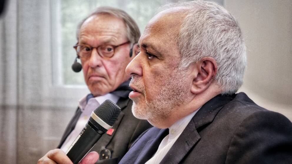 Irans utrikesminister Javad Zarif besökte Sverige och fredsforskningsinstitutet Sipri där Jan Eliasson är ordförande