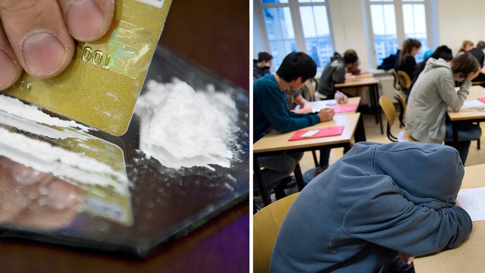 Polisens Larm Hogstadieelever Hoga Pa Kokain I Skolan Svt Nyheter