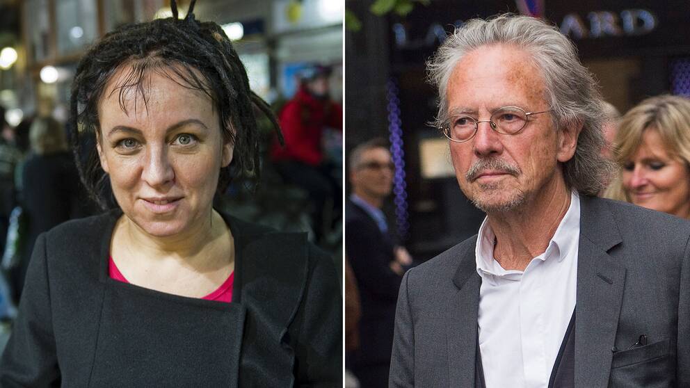 Olga Tokarczuk och Peter Handke, 2018 och 2019 års litteraturpristagare