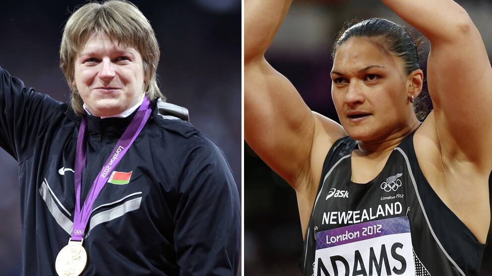 Dopade Nadezjda Ostaptjuk och Valerie Adams.