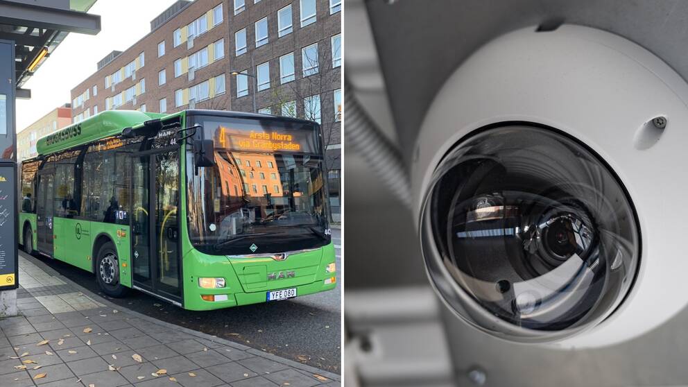 Misshandeln på bussen ska ha fångats av en övervakningskamera.