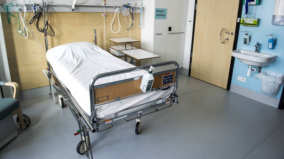 Ett sjukhusrum på Nya Karolinska Solna.