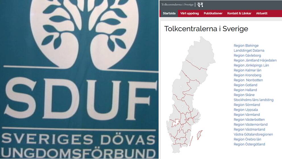SDUF:s handbojor till Tolkcentralerna i Sverige