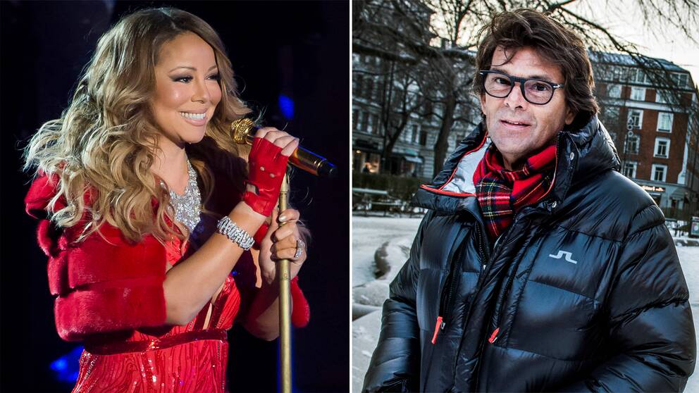 Mariah Carey och Niklas Strömstedt är två svenska julfavoriter.