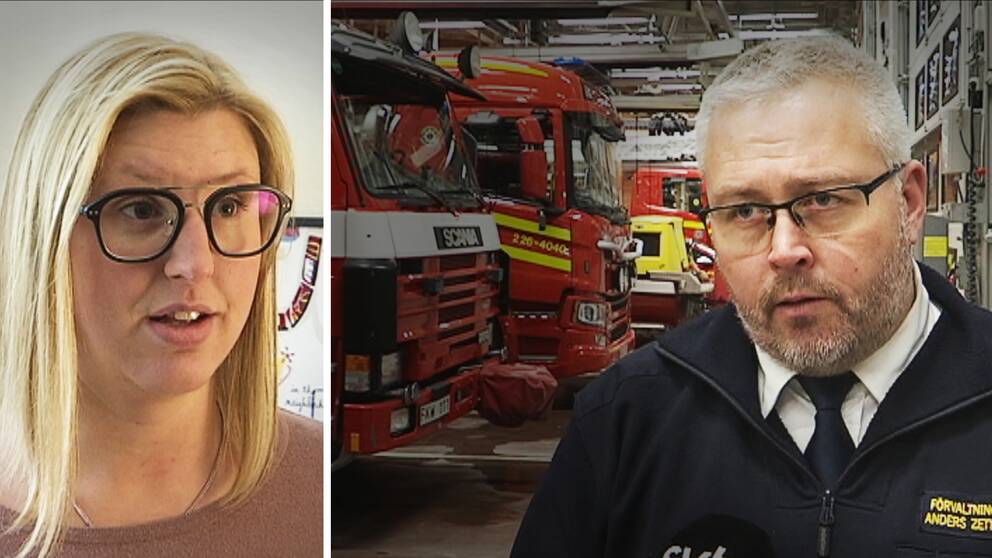 Kim Jutterström, Vision och Anders Zetterlund, Norrhälsinge räddningstjänst.