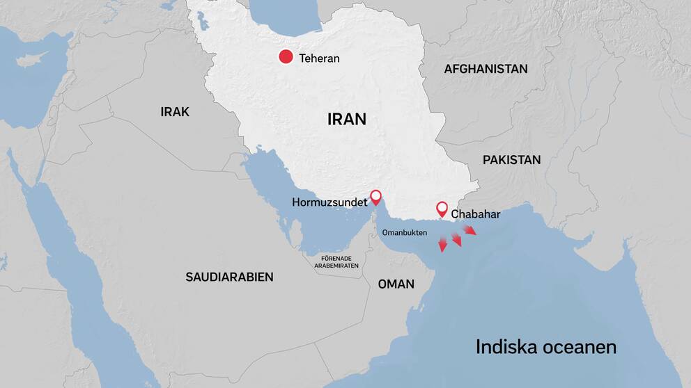 Marinövningen utgår ifrån hamnen Chahbahar nära Pakistans gräns, enligt iranska uppgifter.