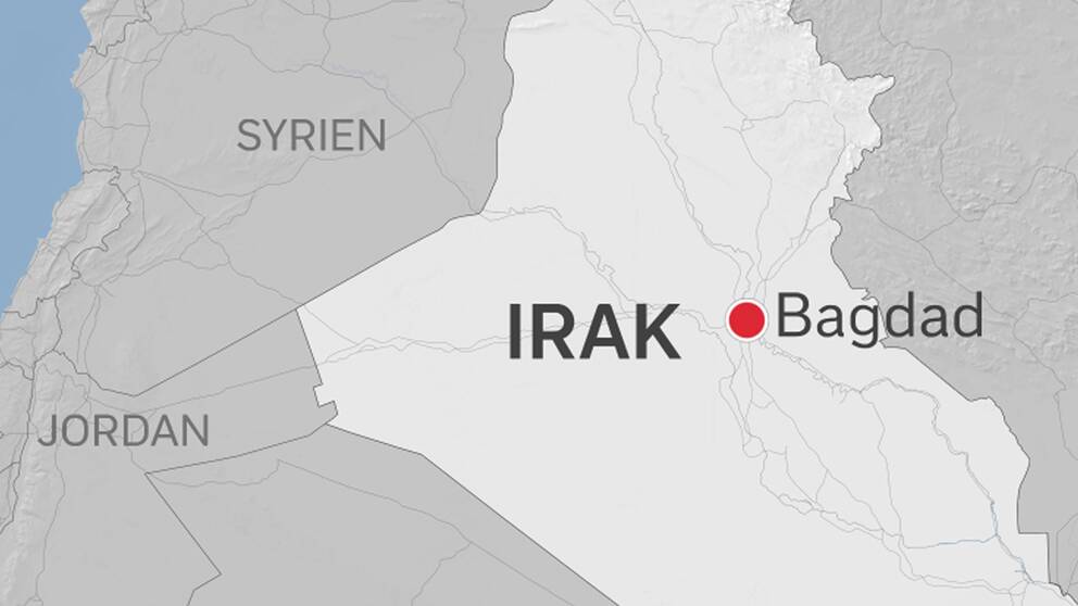 Flera explosioner ska ha hörts i Bagdad under söndagskvällen.