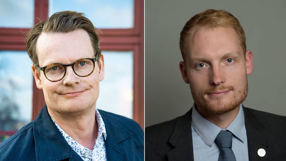 Per Schlingmann och Aron Emilsson i panel på Folk och kultur