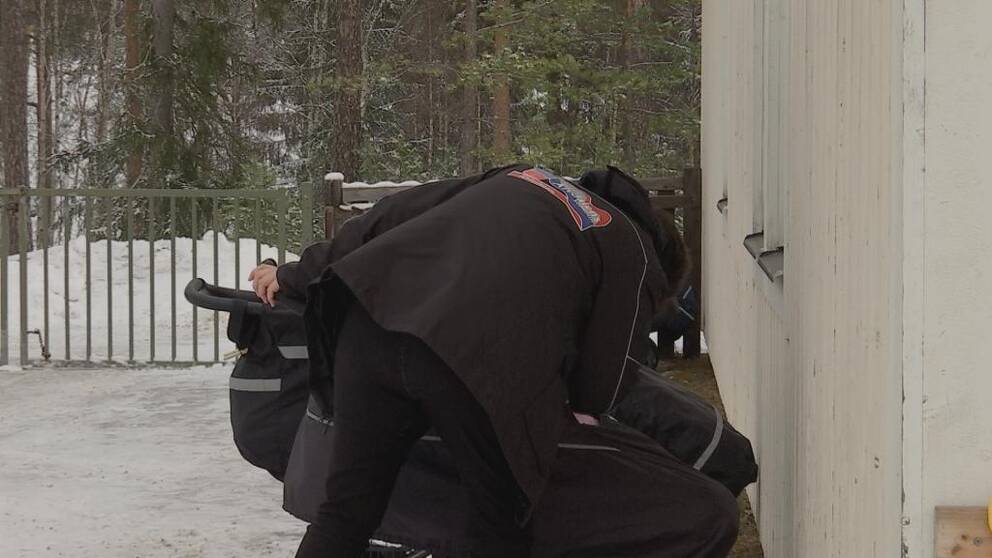 Barnen på Höghols förskola i Älvdalen sover utomhus även för att minska smittspridningen