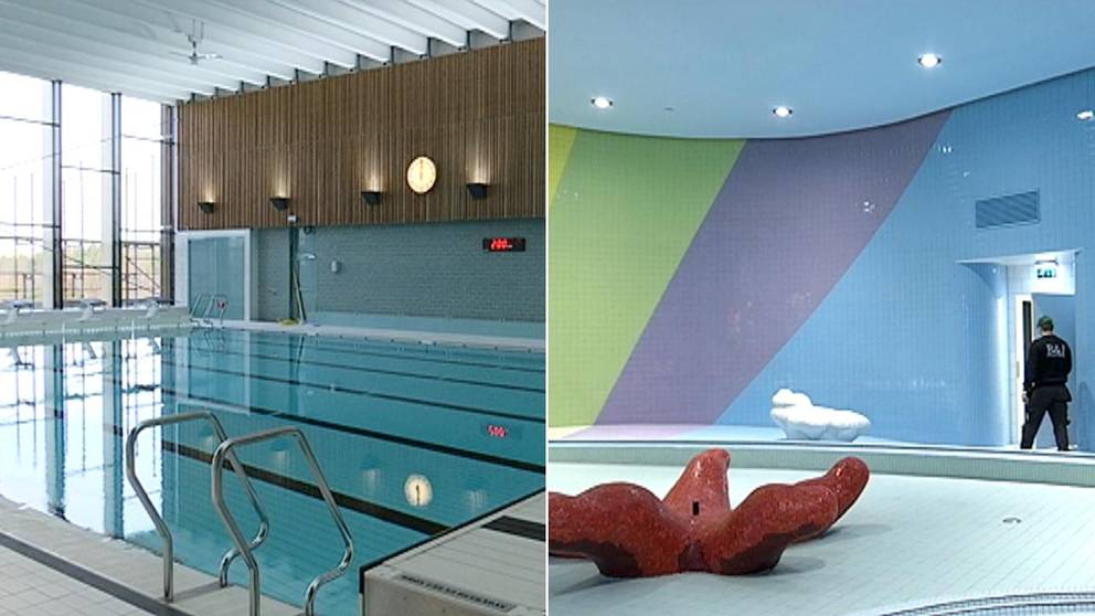 Ny simhall invigs av behövande | SVT Nyheter